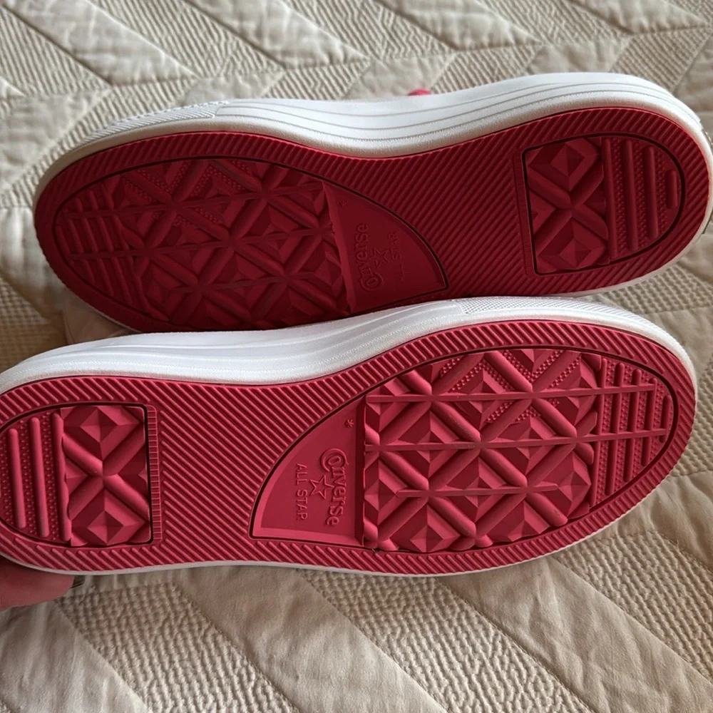 Converse Women's Pink High-Top Sneakers - Picture 3 of 3